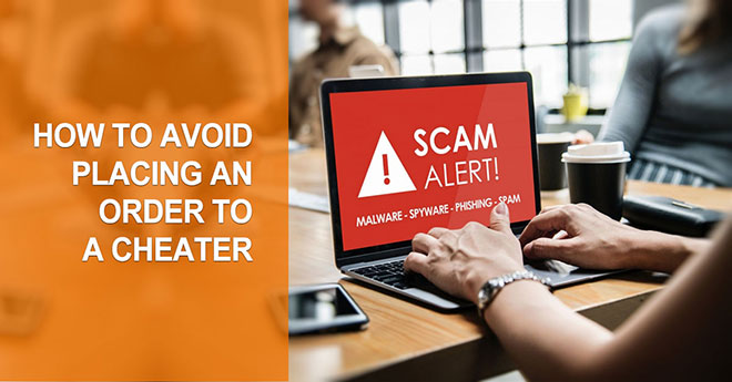 How to Avoid Placing Orders with Cheaters