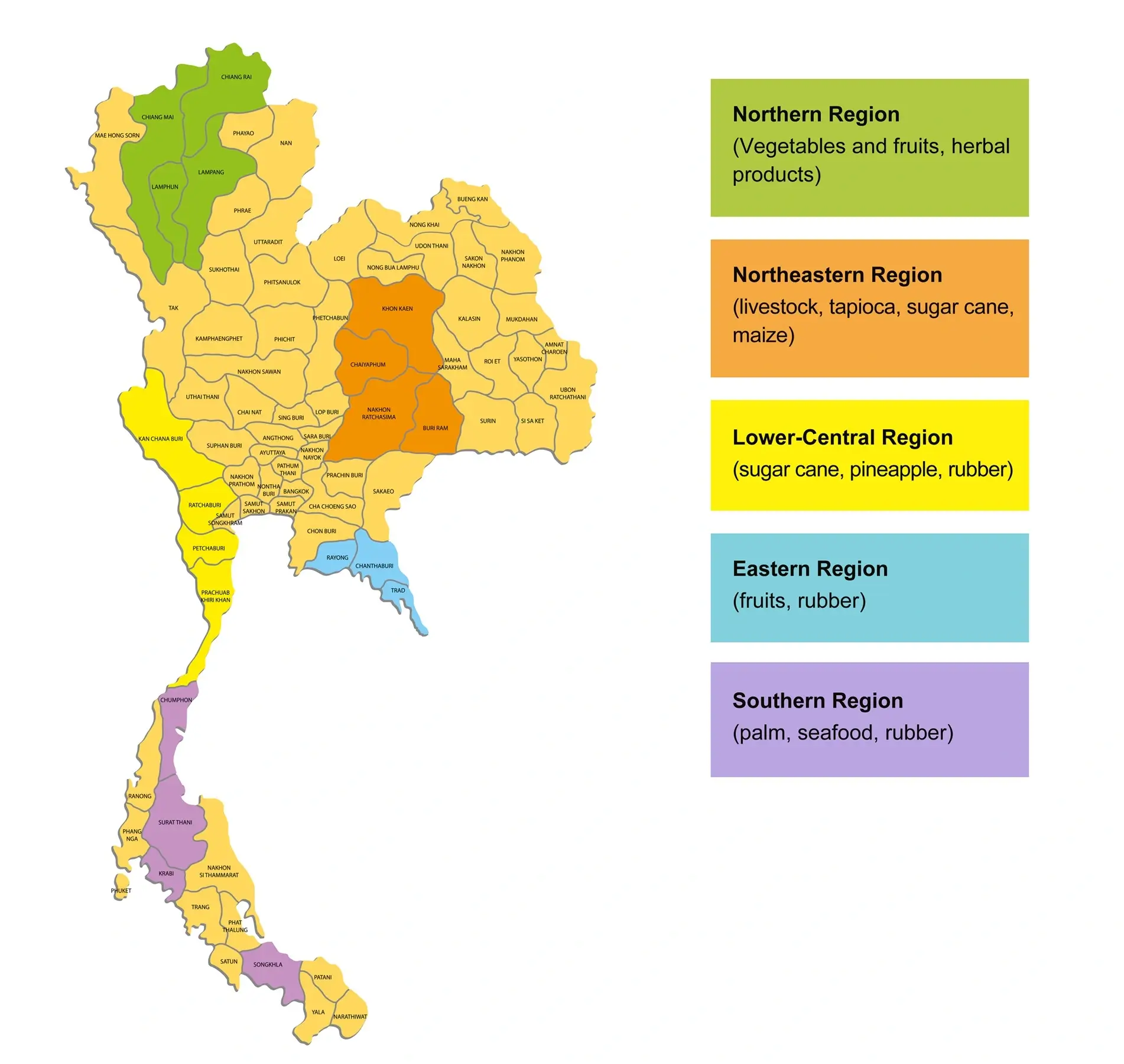 Food and Beverage Manufacturing Clusters in Thailand
