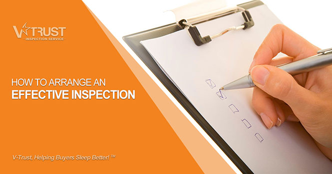 How to Arrange an Effective Inspection