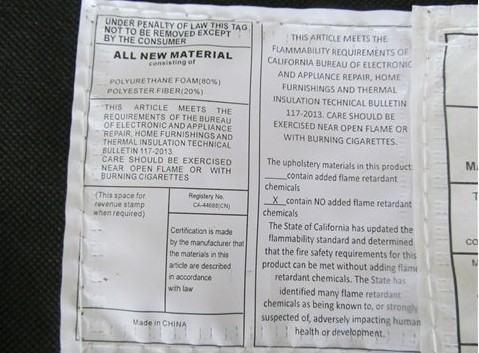 Lines Extended to the Edge of the Law Label